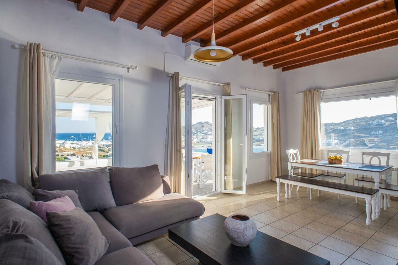 Mykonos Town The Corfos Hills Houseヴィラ エクステリア 写真